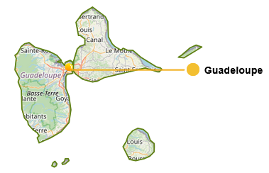 Sites SLAM-B Guadeloupe